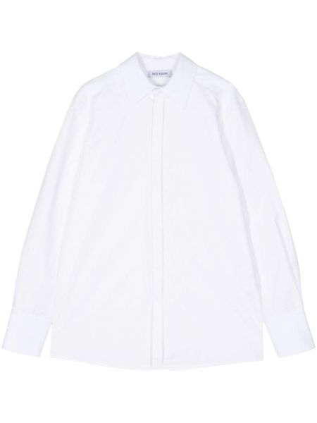 Βαμβακερό πουκάμισο Dice Kayek λευκό