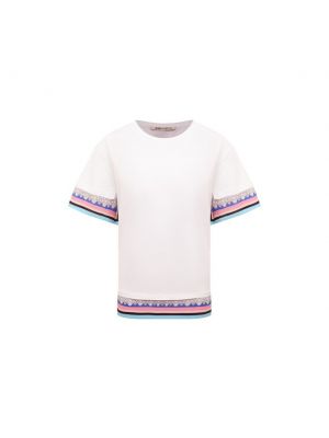 Хлопковая шелковая футболка Ports 1961 белая