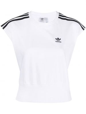 Trykt t-skjorte Adidas hvit