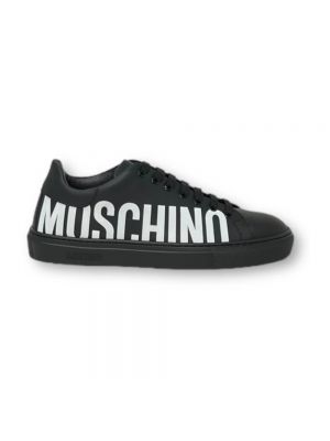 Czarne sneakersy Moschino