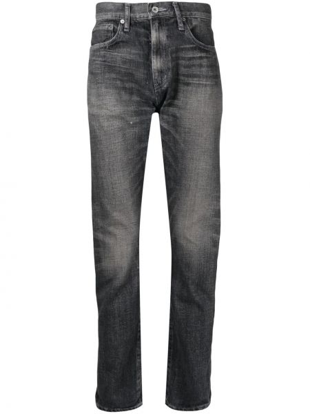 Slank skinny jeans Neighborhood svart