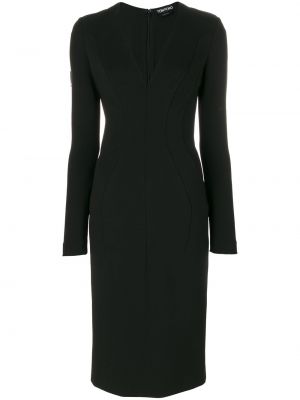 Přiléhavé večerní šaty Tom Ford černé