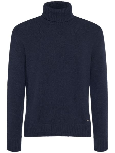 Cashmere ull turtleneck Dsquared2 blå