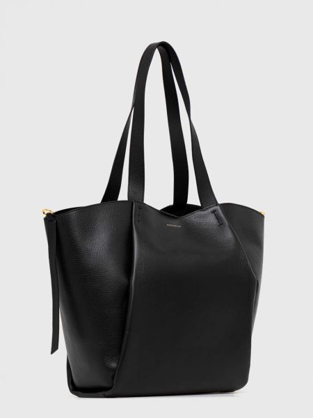Kožna torbica Coccinelle crna