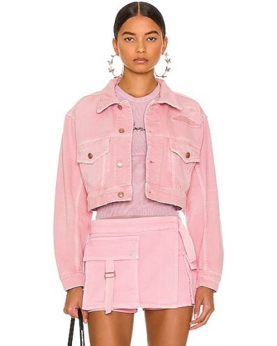 Укороченная куртка винтажная Ser.o.ya, розовая