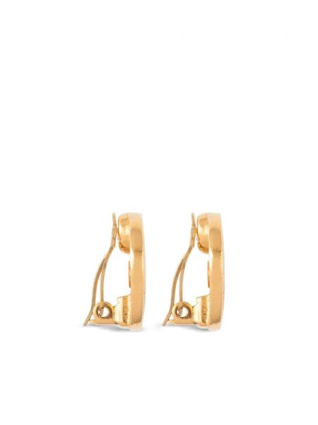 Boucles d'oreilles plaquées or Chanel Pre-owned doré