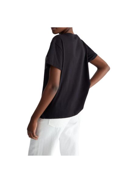 Camiseta de algodón Liu Jo negro