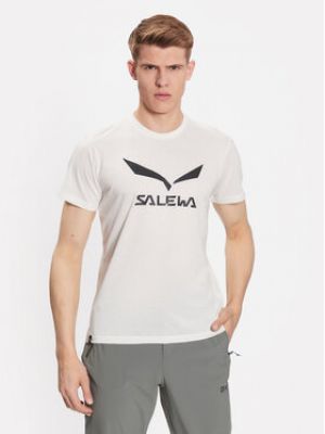 Priliehavé tričko Salewa biela