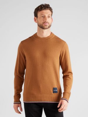 Пуловер Tommy Hilfiger кафяво