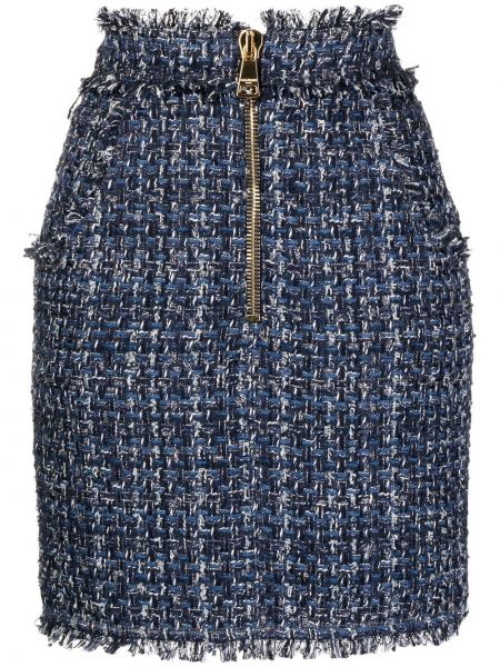 Mini suknja Balmain plava