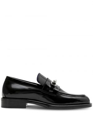 Pantofi loafer din piele Burberry negru