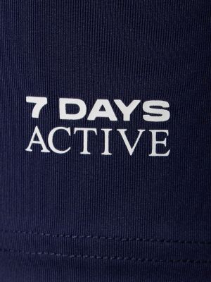 Cyklistické šortky 7 Days Active černé
