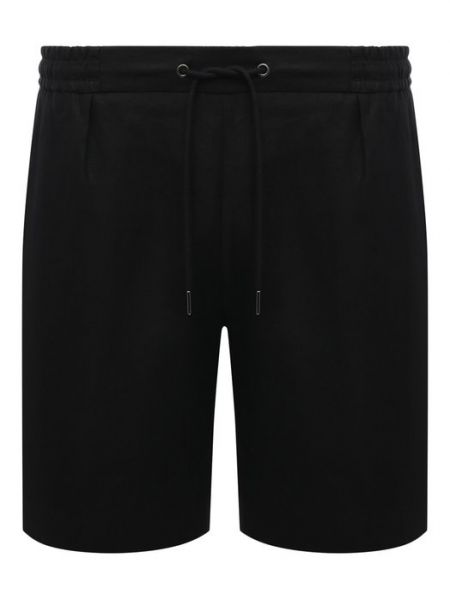 Льняные шорты Ralph Lauren черные