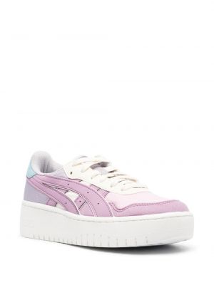 Blonder snøring sneakers Asics rosa