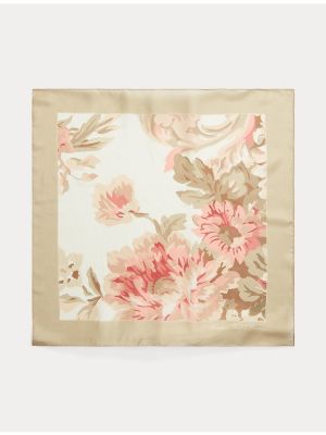 Bufanda de seda de flores con estampado Lauren Ralph Lauren