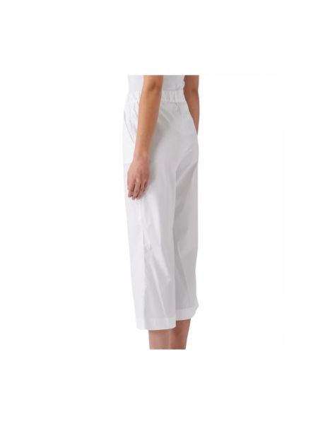 Pantalones de algodón Paolo Fiorillo Capri blanco