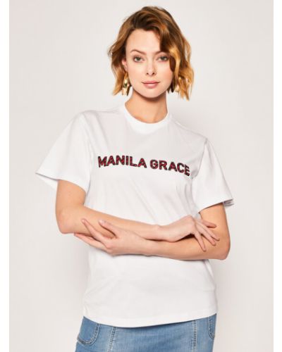 Manila Grace Póló T169CU Fehér Regular Fit