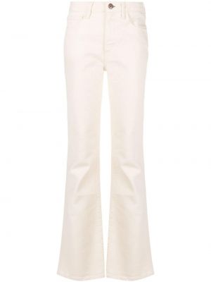 Zvonové džíny 3x1 bílé