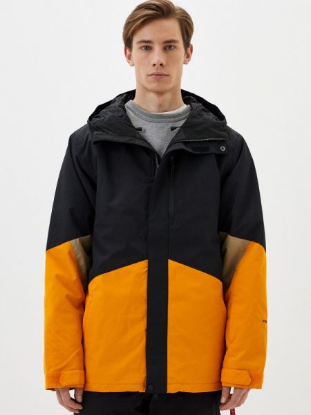 Горнолыжная куртка Volcom оранжевая