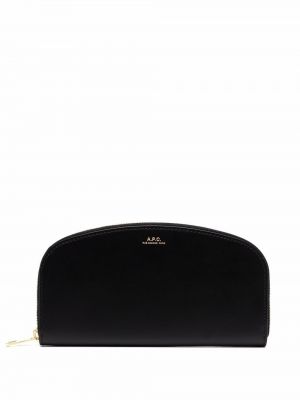 Cartera con cremallera A.p.c. negro