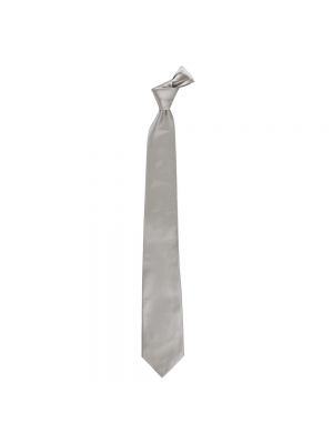 Jedwabny krawat Churchs srebrny