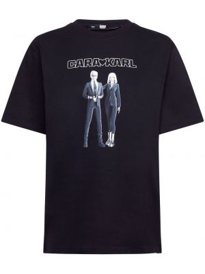 T-shirt Karl Lagerfeld svart