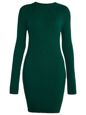 Плетена рокля Faina зелено