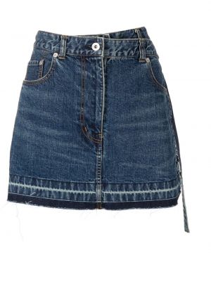 Shorts en jean Sacai bleu