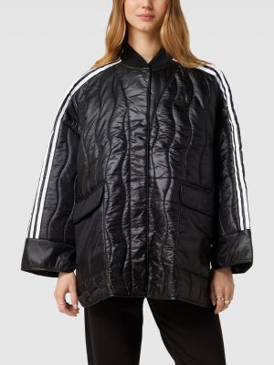 Pikowana kurtka puchowa relaxed fit Adidas Originals czarna
