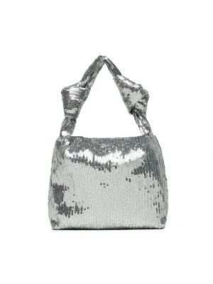 Estélyi táska Vero Moda ezüstszínű
