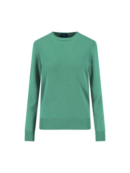 Sweter z kaszmiru Drumohr zielony