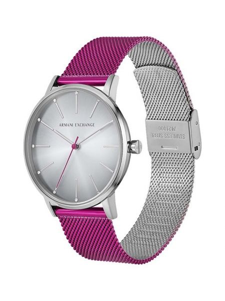 Рожевий годинник Armani Exchange