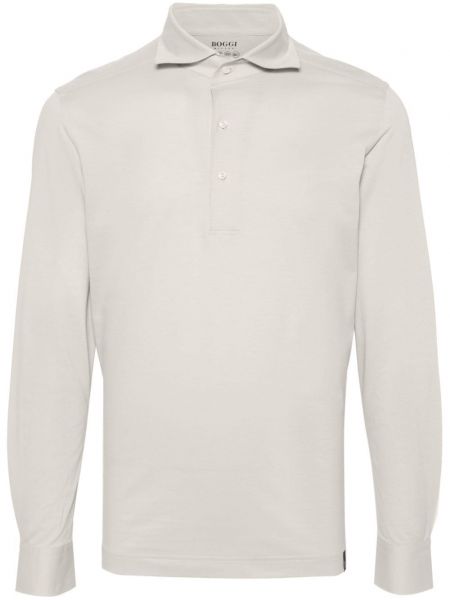 Polo avec manches longues Boggi Milano beige