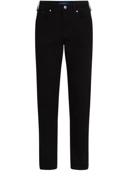 Hoikka slim fit-farkut Karl Lagerfeld Jeans musta