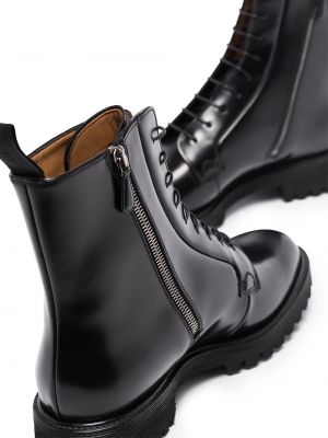 Kotníkové boty bez podpatku Church's černé