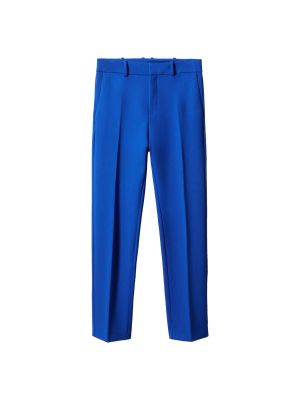 Pantaloni Mango albastru