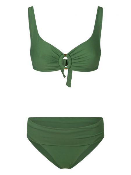 Blomstret bikini Fisico grøn