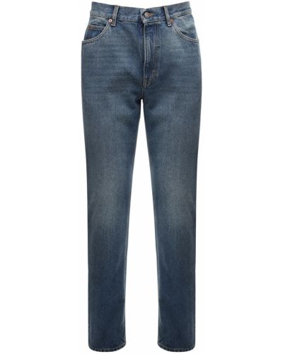 Bavlněné džíny Gucci modré
