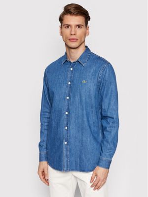 Koszula jeansowa Lacoste, niebieski
