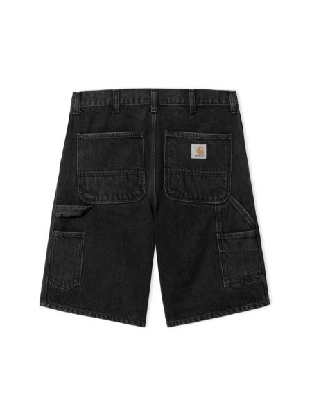 Szorty jeansowe Carhartt Wip czarne