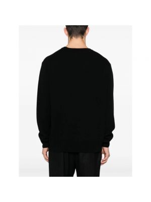 Jersey de lana de lana merino de tela jersey Vivienne Westwood negro