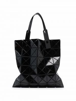 Bolso shopper con estampado geométrico Bao Bao Issey Miyake negro