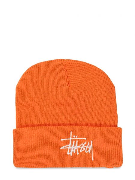 Broderet hue Stüssy orange