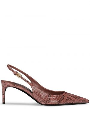 Полуотворени обувки с отворена пета Dolce & Gabbana