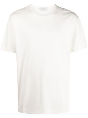 Camiseta de cuello redondo Lemaire blanco