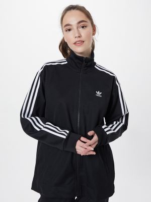 Bluză cu croială lejeră Adidas Originals negru