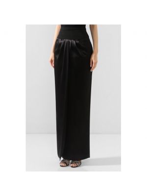 Шелковая юбка Ralph Lauren черная
