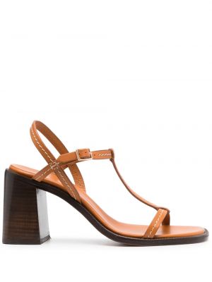 Sandaletter med bred passform A.p.c. brun