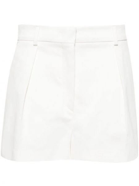 Plisirane kratke hlače Sportmax bijela