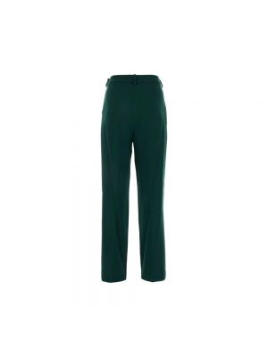 Pantalones rectos de lana Alexandre Vauthier verde
